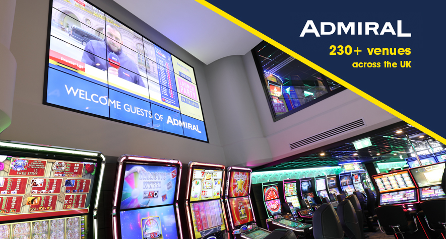 Admiral Casino place their bets on NowSignage digital signage