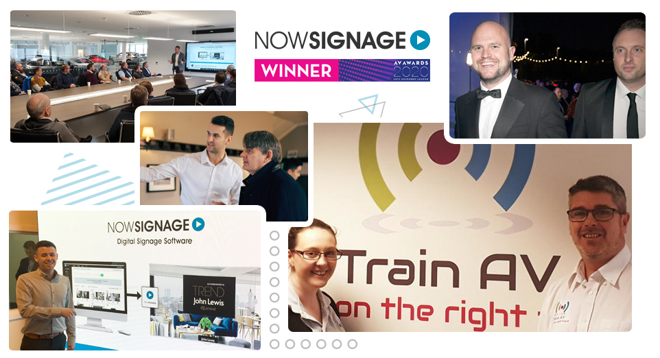 Train AV announced as official training partner for NowSignage