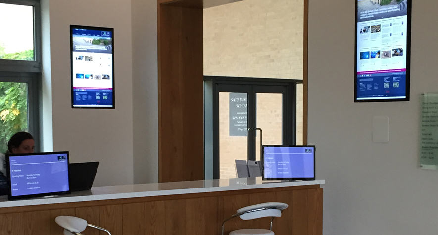 Saïd Business School equips campus with digital signage