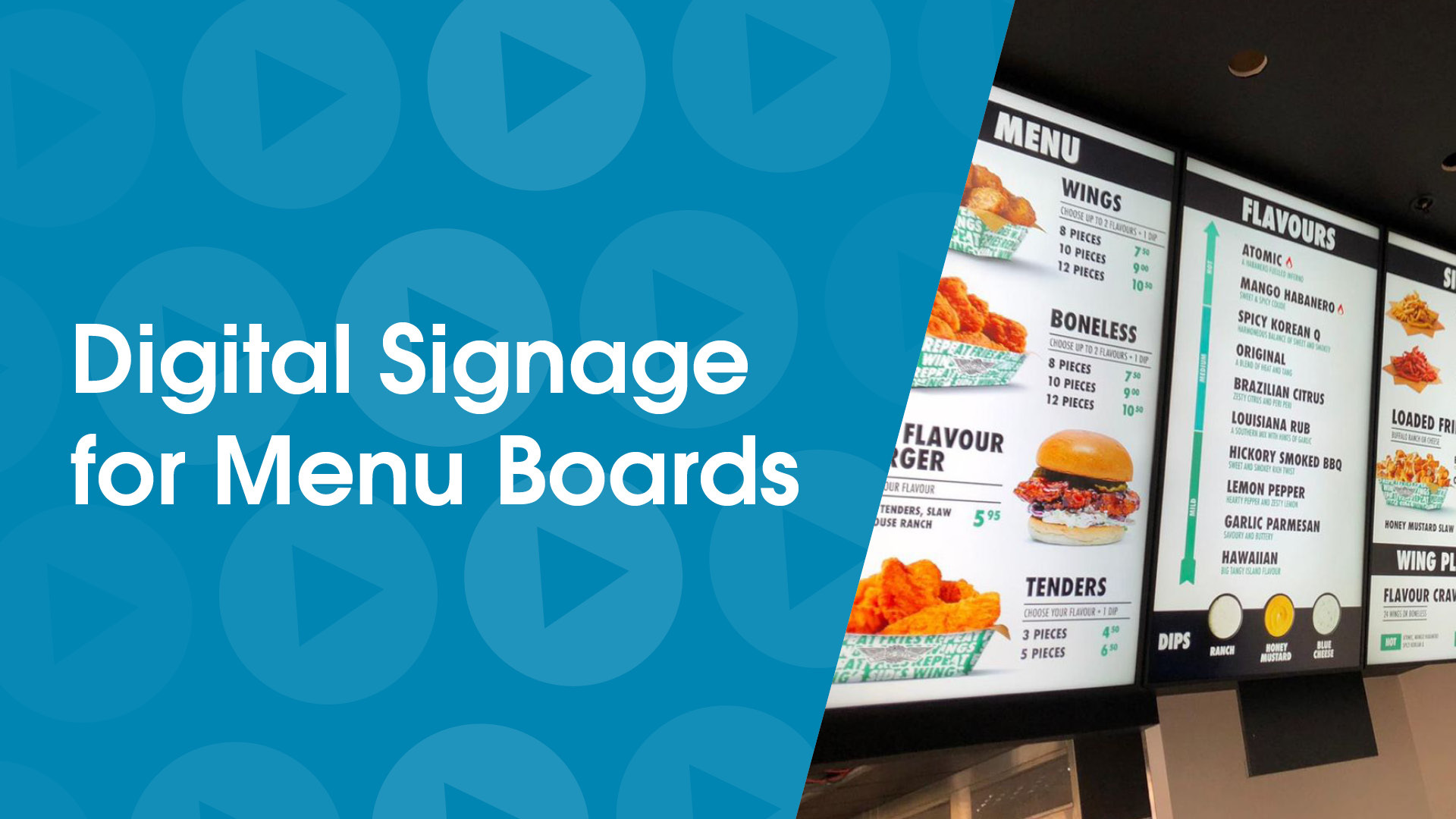 Digital Signage for Menu Boards
