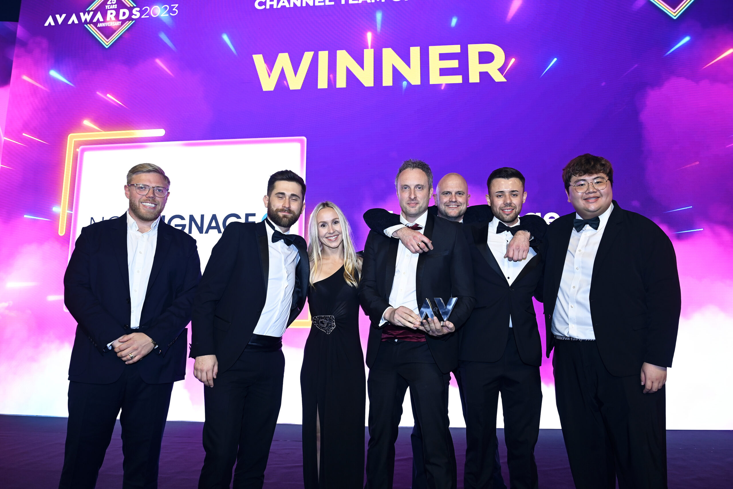 NowSignage wins ‘Channel Team of the Year’ at AV Awards 2023!
