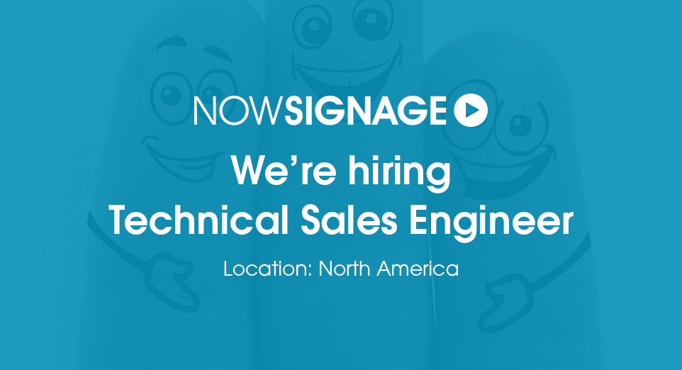 We&#8217;re hiring a Technical Sales Engineer (North America)